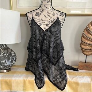 Club Monaco Black and White Camisole Top